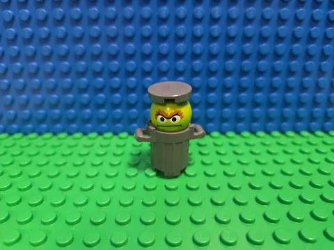 LEGO Oscar Minifigure Grouch Sesame Street 21324 Ideas idea078 CMF Lot Retired