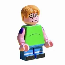 LEGO Custom Printed Cartoon Network Clarence Minifigure