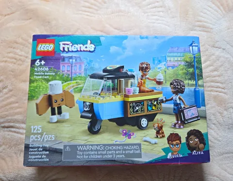 LEGO Friends 42606 Mobile Bakery Food Cart 125 pcs Boxed Alya Jules