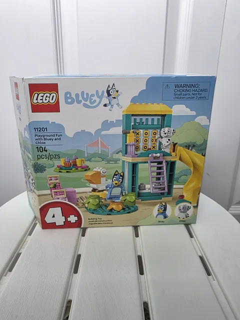 LEGO Bluey Playground Fun with Bluey and Chloe Building Set 11201 Open Box As Is