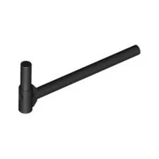 Lego Brick Part 10x Black Bar 5L 5M Rod Handle Friction Ram - 4623113 87618 NEW