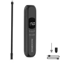 Rockbros Electric Bike Pump 150 Psi Tire Inflator Portable Air Compressor