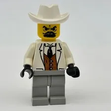 LEGO Adventurers Jungle Minifigure Señor Palomar adv023 Villain Bandit 5976 5986