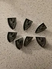 7 new lego 10305 lion knight shield 910029 castle 10332 minifigure black falcon