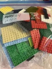Bag Of 39 Base Plates, Legos