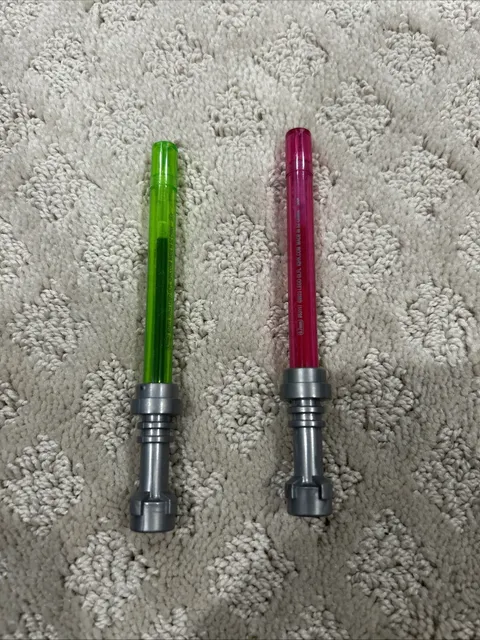 LEGO Star Wars Lightsaber Gel Pen Lime And Pink