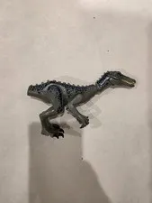 Jurassic World Gray/Blue Baryonyx Custom Lego Dinosaur Figure 75935