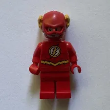 LEGO DC The Flash minifigure red suit with helmet & lightning ears