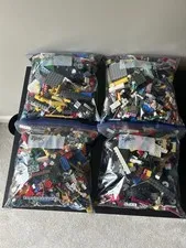 LEGO Bulk Lot Mixed Bricks Pieces Parts Multicolor Plastic in Bag