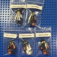 LEGO Pirates Minifigure Lot Captain Soto Bucko Flintlocke Spiffy Polybag (5pcs)