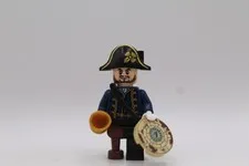 Lego Pirates of the Caribbean Minifigure POC028 Hector Barbossa Pegleg Lot Rare