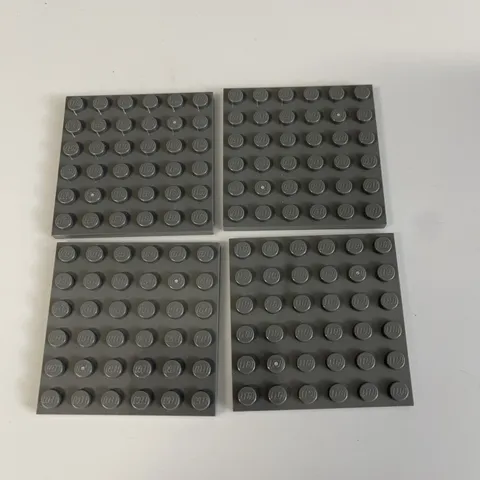 Lego 3958 Dark Gray Replacement Parts Pieces Lot of 4