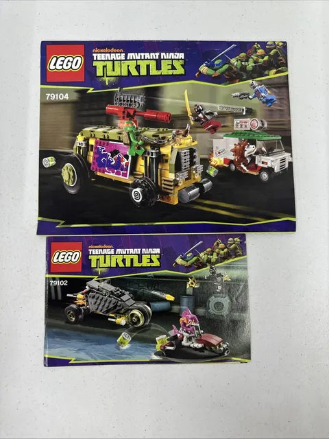 LEGO 2 Instruction Manuals ONLY Teenage Mutant Ninja Turtles 79102 & 79104