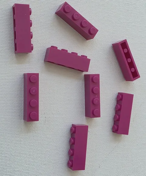 NEW LEGO 8X 1X4 BRICK #3010.