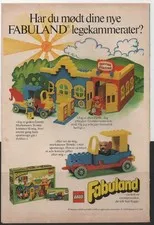 LEGO ADVERTISING INSERTS #  1-1908 # FABULAND # 1980 #