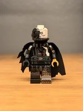 LEGO Star Wars Light Customs Darth Vader Battle Damaged PAD Printed Minifigure