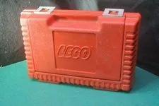 Lego 1984 Interlego A G Red Building Block Brick Storage Hard Carry Case Box 