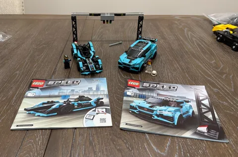 LEGO Speed Champions 76898 Jaguar Formula E & I-PACE Complete Manuals Retired