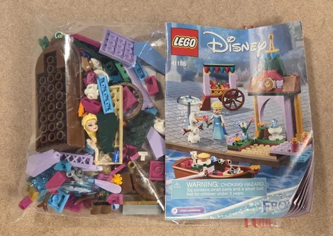 LEGO Disney Frozen Set #41155 Elsa’s Market Adventure - 100% Complete W/ Manual