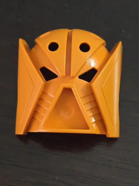 BIONICLE RARE Orange Kanohi Matatu Turaga Nuju Mask Recolor LEGO