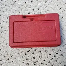 Vtg Lego Carrying Case 1982 Flip Top Red Storage Box Made in USA