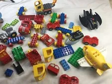 LEGO DUPLO Lot of Various Vehicles Trucks Airplane Cars Van Bus 4+ Lbs