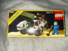 Lego Vintage LL Classic Space #1580-Lunar Scout-100% NEW SEALED!! (1986)
