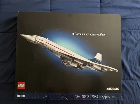 LEGO Icons Concorde Airbus Set 10318, 2083 Pieces, 18+, Complete Set