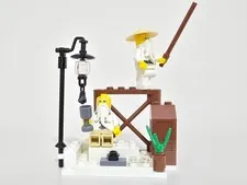 LEGO® Ninjago (Sensei Wu) Hands of Time njo0290 & (Master Wu) Minifigure series
