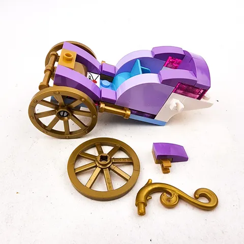 DK Lego Disney Princess Build Your Own Adventure Cinderella Carriage Incomplete
