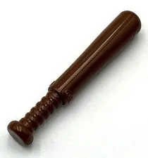 Lego New Reddish Brown Minifigure Utensil Baseball Bat 4L Part
