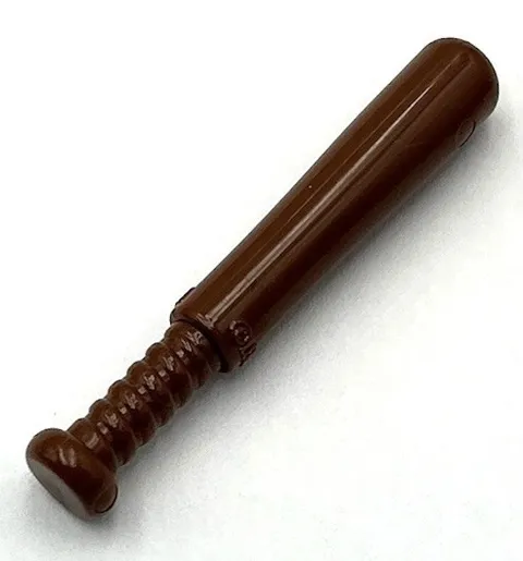 Lego New Reddish Brown Minifigure Utensil Baseball Bat 4L Part