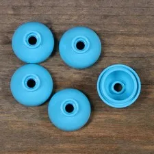 LEGO 15395 Medium Azure Brick, Round 2 x 2 Dome Bottom Qty 5
