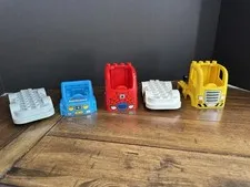 LEGO DUPLO Car Pieces Lot Spider-Man Jurassic World Vehicle Parts 5 Pc Toy