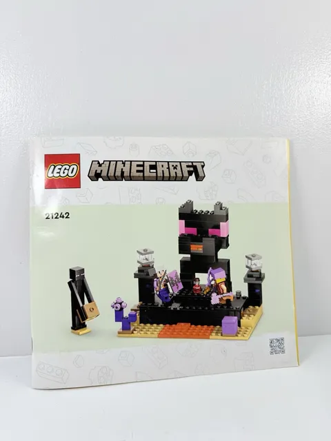 2023 Lego Minecraft 21242 The End Arena Replacement Instruction Manual Book ONLY