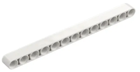 Lego White TECHNIC Liftarm Thick 1 x 13 Beam Part 41239 D951