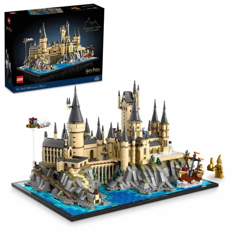 LEGO Harry Potter Hogwarts Castle and Grounds 76419 Building Set, Gift Medium