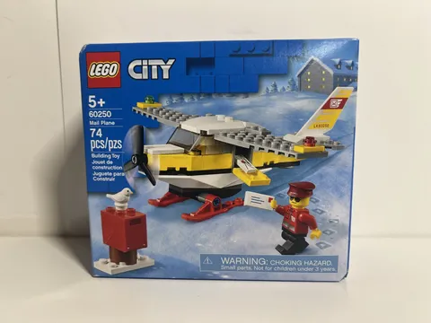 Lego #60250 - City - Mail Plane - 74 pieces - NEW & SEALED in Box