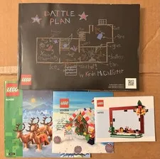 LEGO Christmas Instruction Booklets LOT of 4