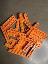LEGO 3666 Orange Plate 1x6 - 27 Pieces