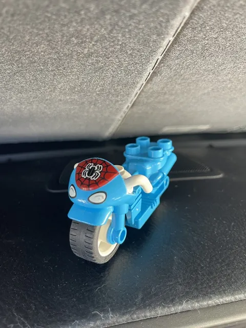 Lego Duplo Item Marvel Spider Man Motorcycle Blue Red White