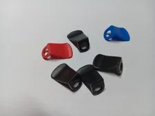 LEGO BULK LOT 6 MINIFIGURE CASTLE KNIGHTS PLASTIC CAPE #4524 BLACK BLUE RED