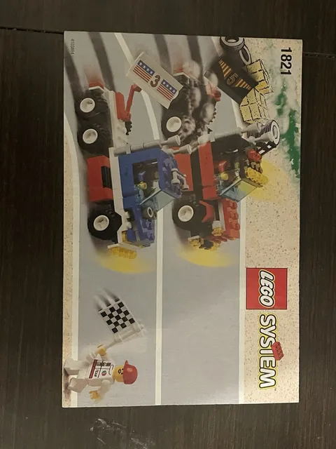 Lego Instruction Manual 1821 Rally Racers Good Condition No Bricks 