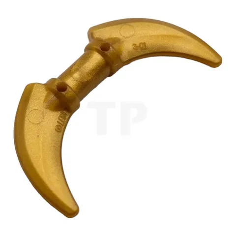 LEGO MINIFIGURE WEAPON HOOK W/ DOUBLE BLADE (1 PCS) CHOOSE YOUR COLOR 37341E!!