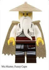LEGO Ninjago Minifigure Master Wu with Cape (Genuine)