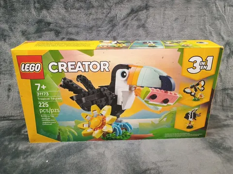 Lego Creator  31173  Tropical Toucan    Sealed , box has some water damage