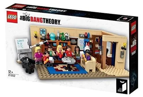 LEGO Ideas 21302 The Big Bang Theory Set - 484 Pieces, 7 Minifigures, Vintage