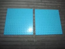 Lego 91405 Medium Azure Base Plate 16 x 16 (2)