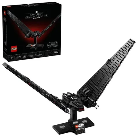 LEGO Star Wars Kylo Ren's Command Shuttle Building Set 75406, Ages 18+, NEW