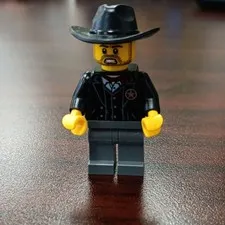LEGO Minifigures Series 10 Sheriff Minifigure COL10-10 Plastic Age 5+